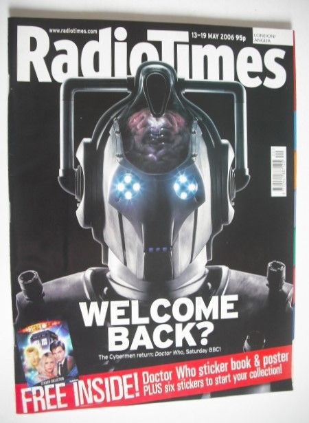 Radio Times magazine - Doctor Who Cybermen cover (13-19 May 2006)