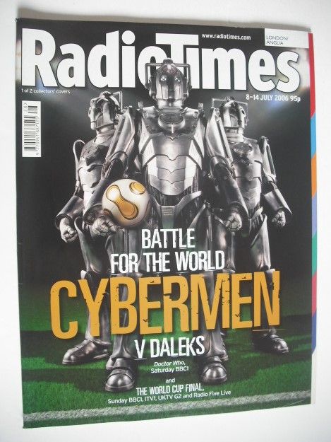 <!--2006-07-08-->Radio Times magazine - Cybermen cover (8-14 July 2006)