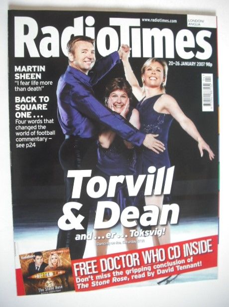 <!--2007-01-20-->Radio Times magazine - Torvill & Dean cover (20-26 January
