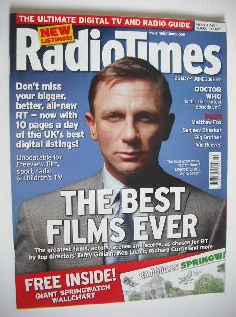 <!--2007-05-26-->Radio Times magazine - Daniel Craig cover (26 May - 1 June