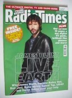 <!--2007-07-07-->Radio Times magazine - James Blunt cover (7-13 July 2007)
