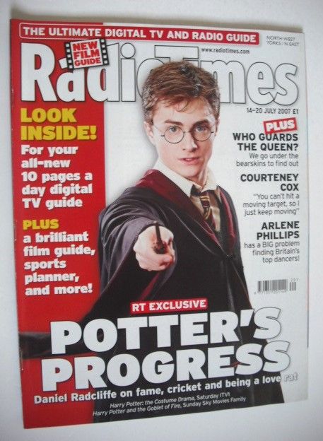 <!--2007-07-14-->Radio Times magazine - Daniel Radcliffe cover (14-20 July 