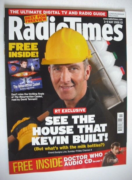Radio Times magazine - Kevin McCloud cover (3-9 May 2008)