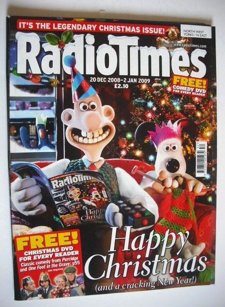 Radio Times magazine - Wallace and Gromit cover (20 December 2008 - 2 January 2009)