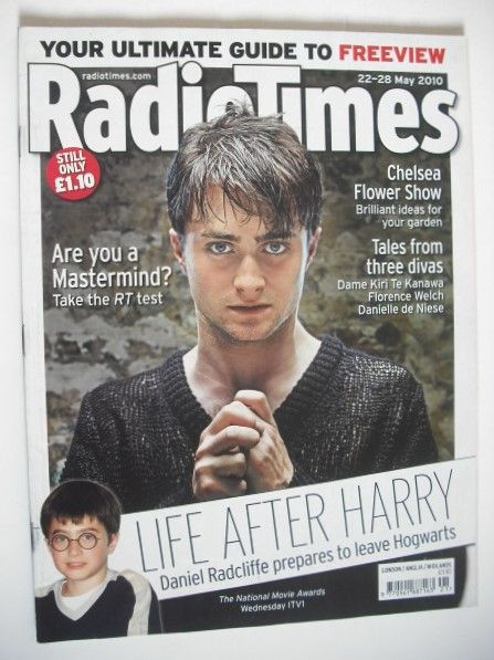 <!--2010-05-22-->Radio Times magazine - Daniel Radcliffe cover (22-28 May 2