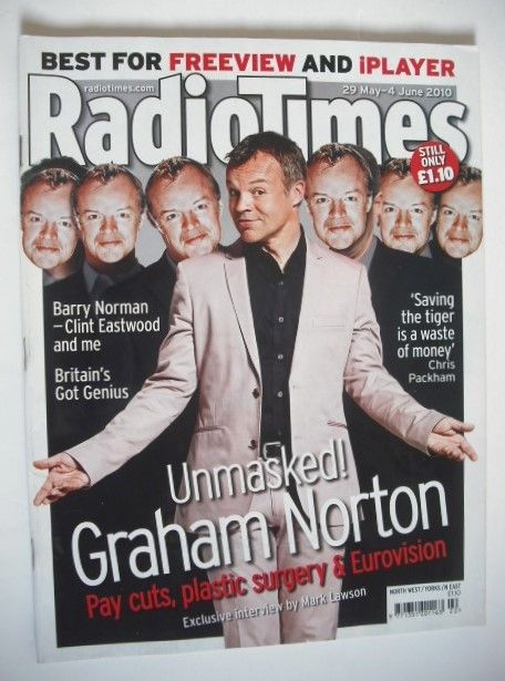 <!--2010-05-29-->Radio Times magazine - Graham Norton cover (29 May - 4 Jun