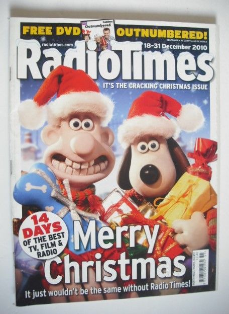 <!--2010-12-18-->Radio Times magazine - Wallace and Gromit cover (18-31 Dec