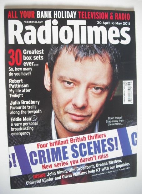 <!--2011-04-30-->Radio Times magazine - John Simm cover (30 April - 6 May 2