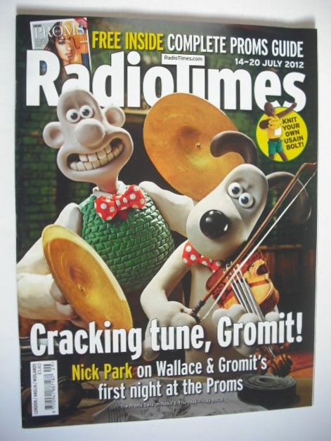 <!--2012-07-14-->Radio Times magazine - Wallace and Gromit cover (14-20 Jul