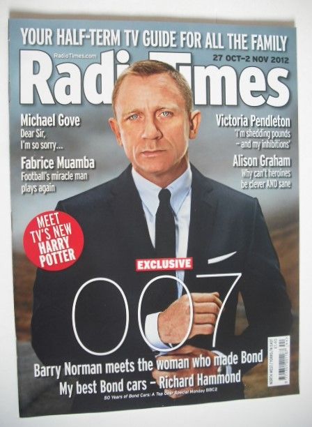 <!--2012-10-27-->Radio Times magazine - Daniel Craig cover (27 October 2012