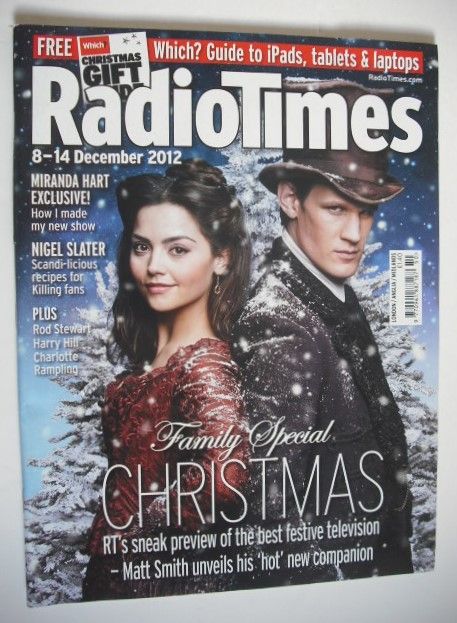 <!--2012-12-08-->Radio Times magazine - Matt Smith and Jenna Louise Coleman