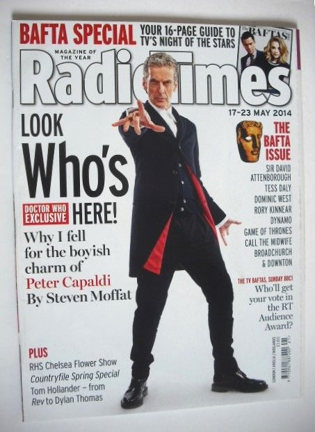 Radio Times magazine - Peter Capaldi cover (17-23 May 2014)