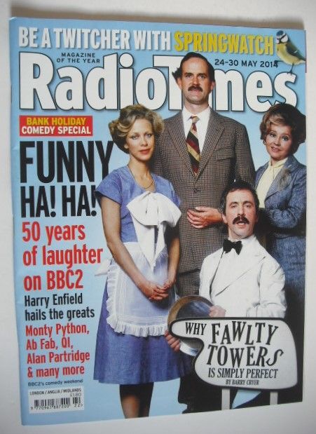 <!--2014-05-24-->Radio Times magazine - Fawlty Towers cover (24-30 May 2014