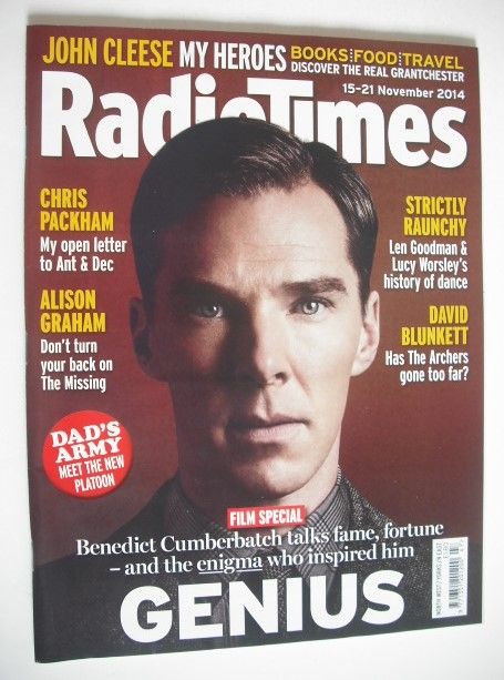 Radio Times magazine - Benedict Cumberbatch cover (15-21 November 2014)