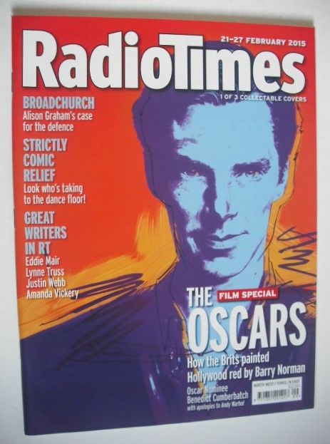 <!--2015-02-21-->Radio Times magazine - Benedict Cumberbatch cover (Andy Wa