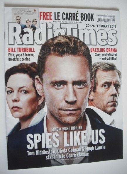 Radio Times magazine - The Night Manager cover (20-26 February 2016)
