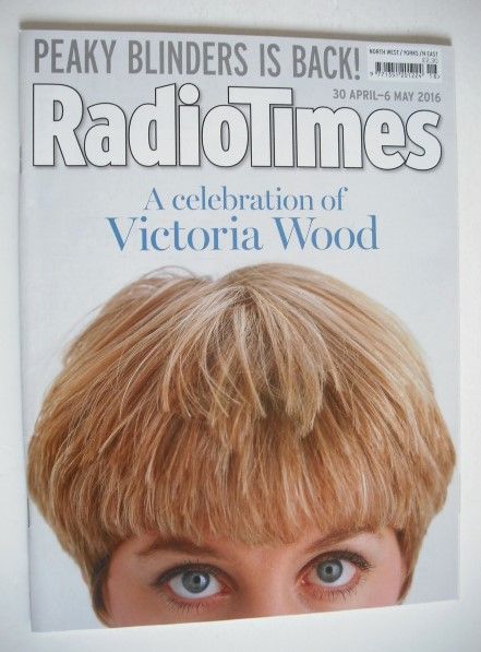 Radio Times magazine - Victoria Wood cover (30 April - 6 May 2016)