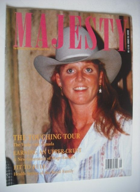 Majesty magazine - Sarah Ferguson cover (September 1989 - Volume 10 No 5)