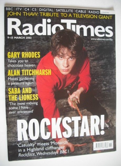 <!--2002-03-09-->Radio Times magazine - Jamie Doughan cover (9-15 March 200