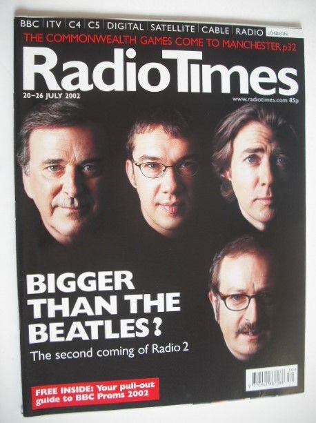 <!--2002-07-20-->Radio Times magazine - Radio 2 Presenters cover (20-26 Jul