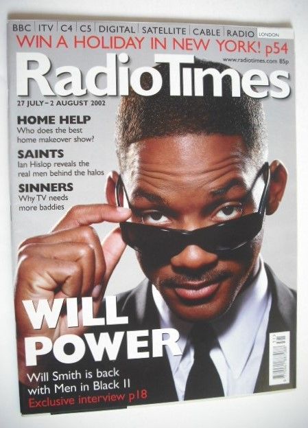 <!--2002-07-27-->Radio Times magazine - Will Smith cover (27 July - 2 Augus