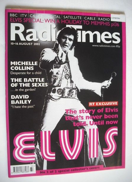 Radio Times magazine - Elvis Presley cover (10-16 August 2002)