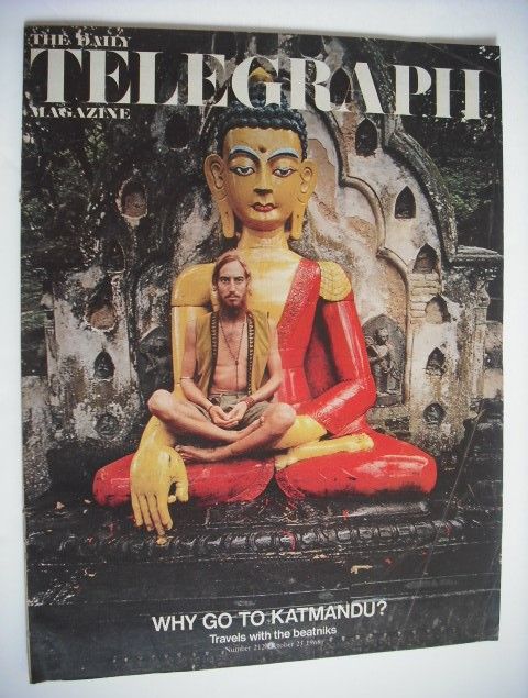 The Daily Telegraph magazine - Why Go To Katmandu cover (25 October 1968)