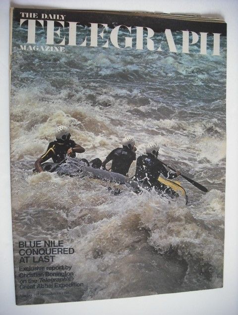 <!--1968-11-15-->The Daily Telegraph magazine - Blue Nile Conquered At Last