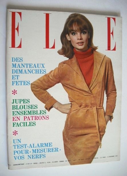 <!--1963-11-22-->French Elle magazine - 22 November 1963 - Jean Shrimpton c