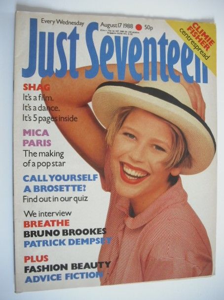 Just Seventeen magazine - 17 August 1988