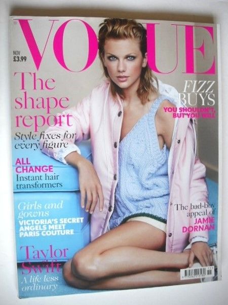 British Vogue magazine - November 2014 - Taylor Swift cover