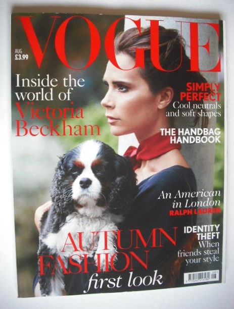 <!--2014-08-->British Vogue magazine - August 2014 - Victoria Beckham cover