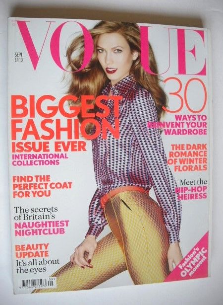 British Vogue magazine - September 2012 - Karlie Kloss cover