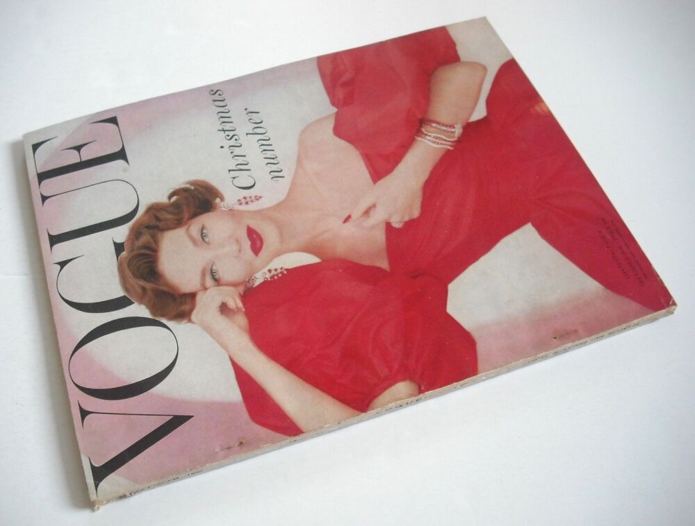British Vogue magazine - December 1956 (Vintage Issue)