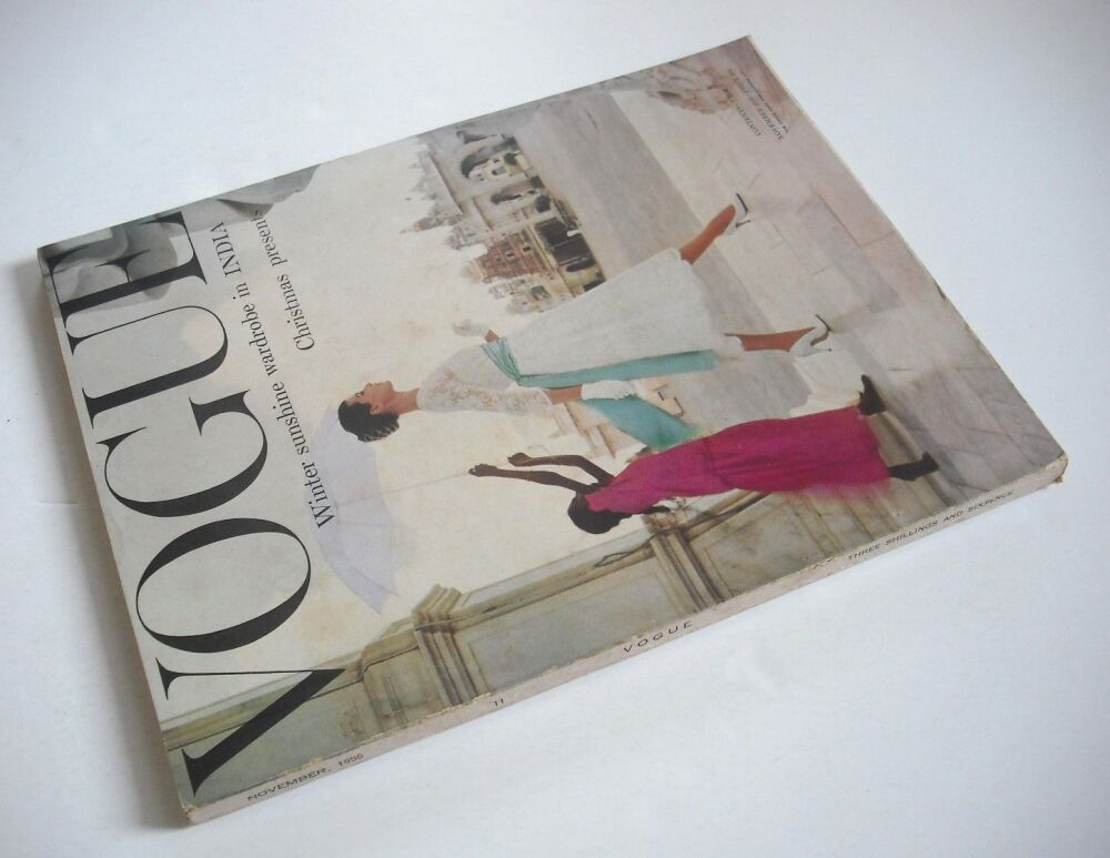 British Vogue magazine - November 1956 (Vintage Issue)