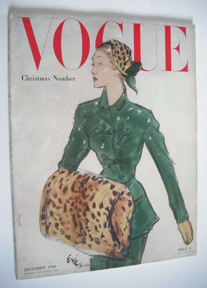 British Vogue magazine - December 1948 (Vintage Issue)