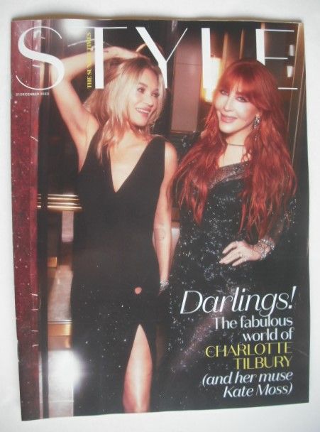 Style magazine - Charlotte Tilbury and Kate Moss cover (31 December 2023)
