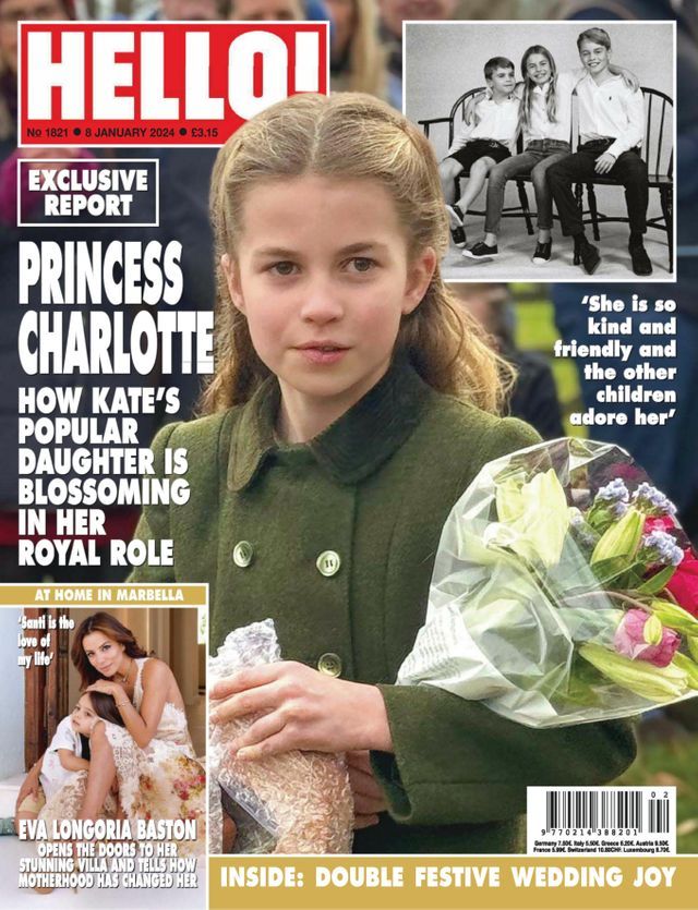 <!--2024-01-08-->Hello! magazine - Princess Charlotte cover (8 January 2024