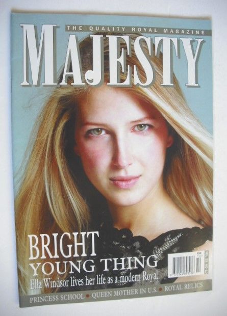 Majesty magazine - Ella Windsor cover (October 2004 - Volume 25 No 10)