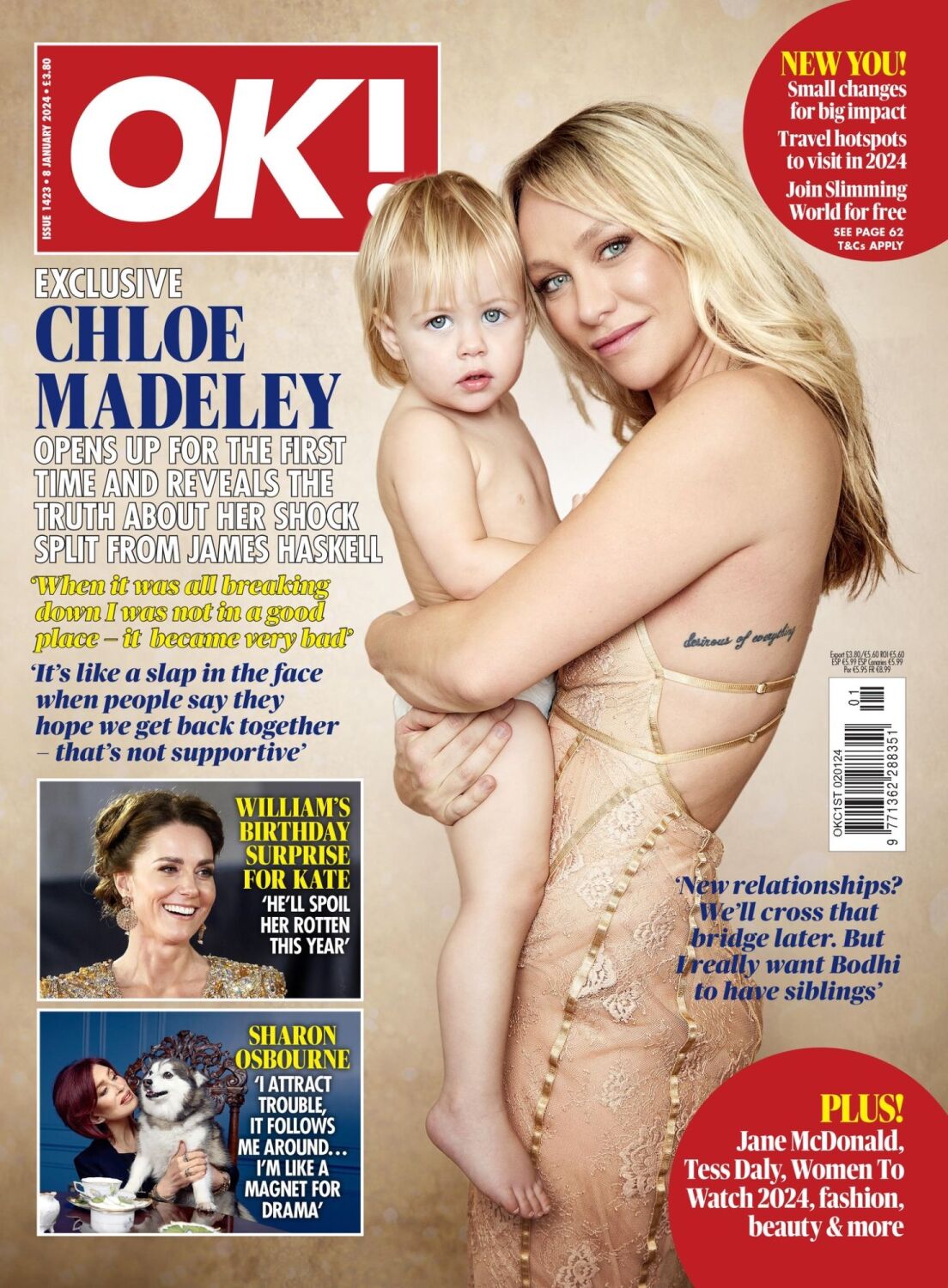 <!--2024-01-08-->OK! magazine - Chloe Madeley cover (8 January 2024 - Issue