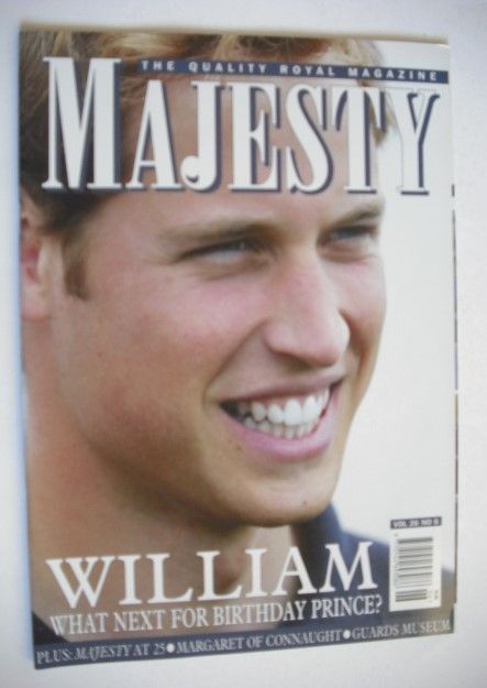 Majesty magazine - Prince William cover (June 2005 - Volume 26 No 6)