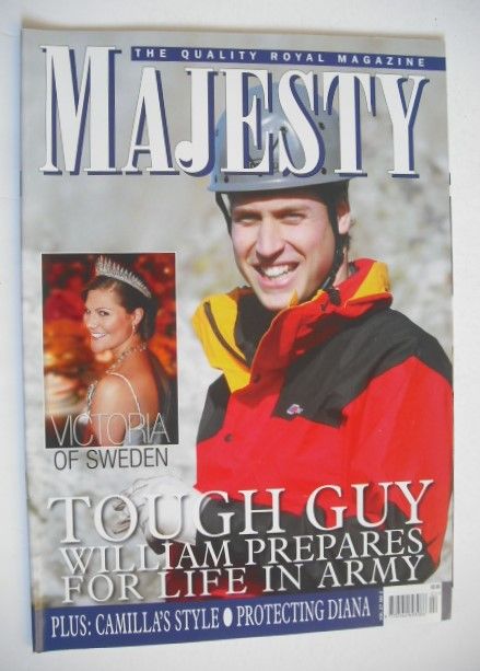 Majesty magazine - Prince William cover (February 2006 - Volume 27 No 2)