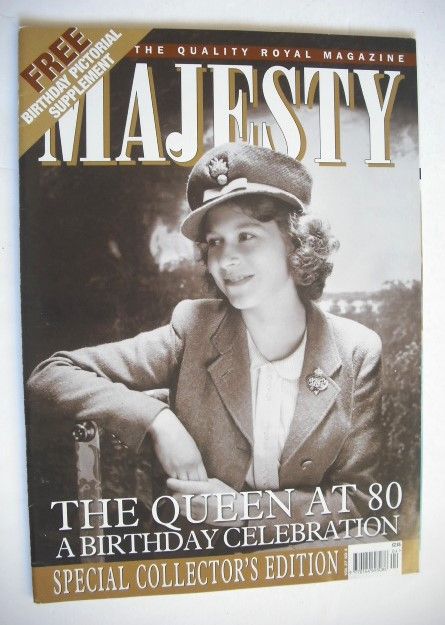 Majesty magazine - The Queen cover (April 2006 - Volume 27 No 4)