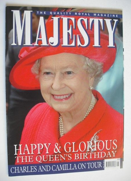 <!--2006-05-->Majesty magazine - The Queen cover (May 2006 - Volume 27 No 5