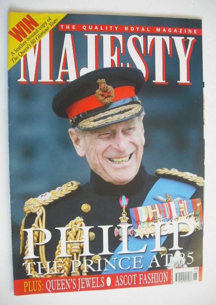 <!--2006-06-->Majesty magazine - Prince Philip cover (June 2006 - Volume 27