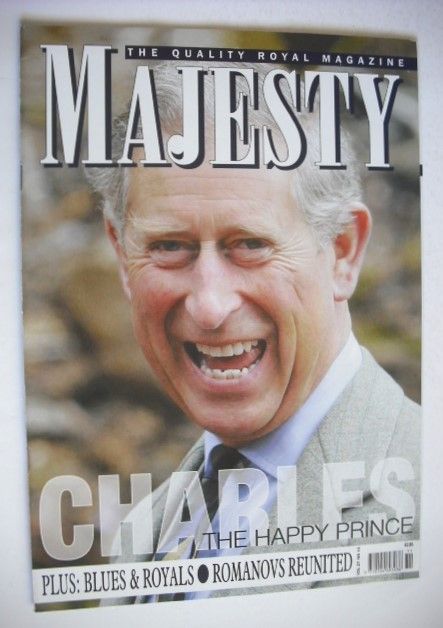 Majesty magazine - Prince Charles cover (November 2006 - Volume 27 No 11)