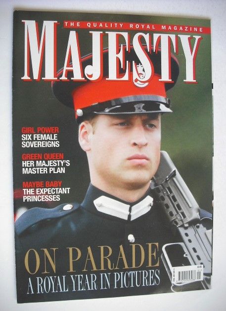 Majesty magazine - Prince William cover (January 2007 - Volume 28 No 1)