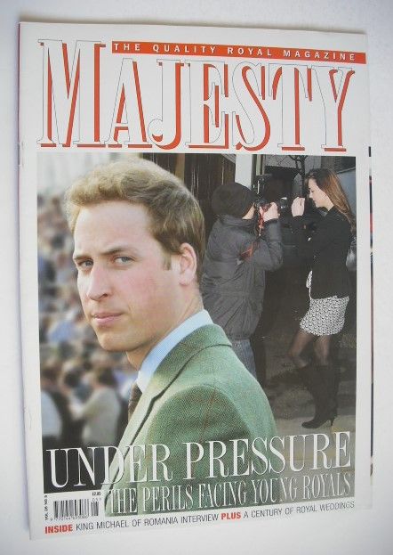 Majesty magazine - Prince William cover (May 2007 - Volume 28 No 5)
