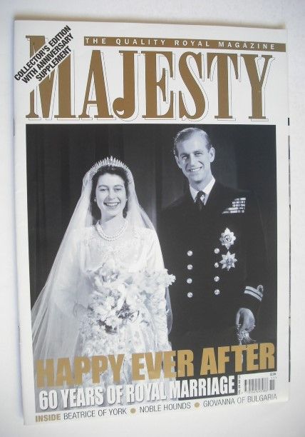 Majesty magazine - The Queen and Prince Philip cover (November 2007 - Volume 28 No 11)