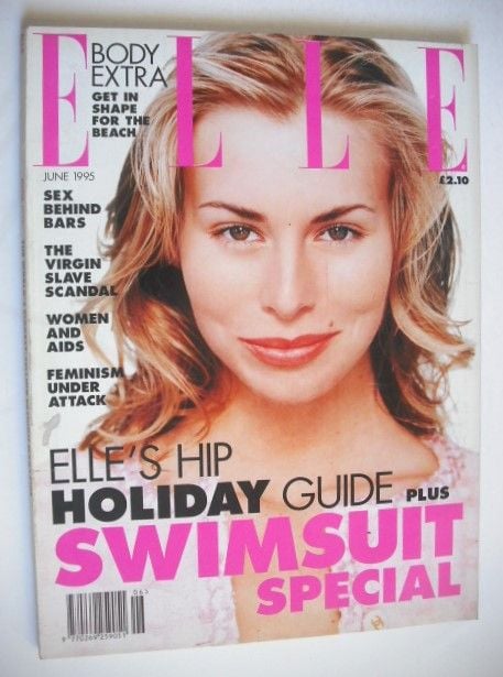 British Elle magazine - June 1995 - Niki Taylor cover